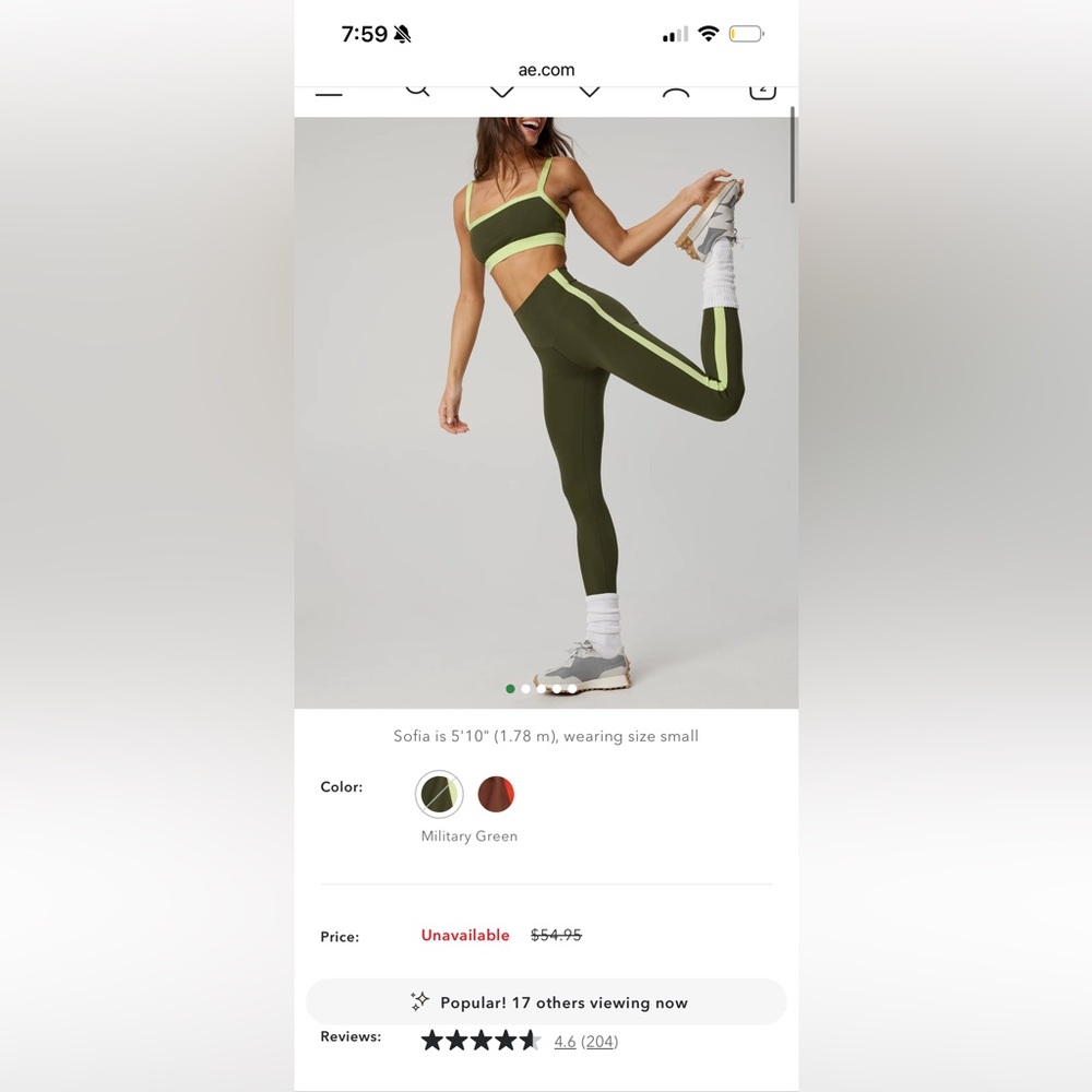 OFFLINE By Aerie Real Me XTRA High Waisted Colorblock Legging